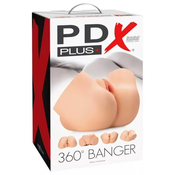 PDX 360 Banger - realistický torzo masturbátor (tělová barva)