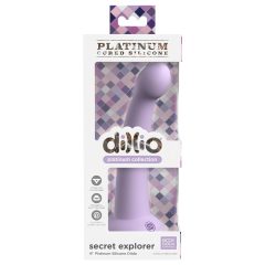   Dillio Tajný Průzkumník - přísavný dildo (17 cm) - fialový