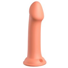   Dillio Big Hero - Silikonové dildo se svorkou (17 cm) - oranžové