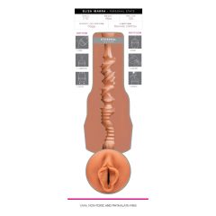   Fleshlight Eliza Ibarra Ethereal - realistická umělá vagína (přírodní)