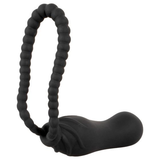 Black Velvet Perfect Fit - připínací dildo (černé)