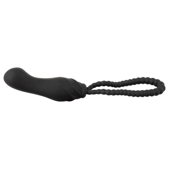 Black Velvet Perfect Fit - připínací dildo (černé)