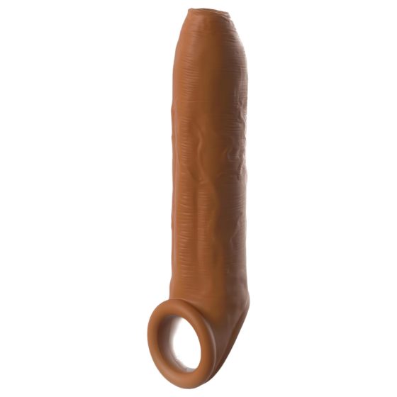 X-TENSION Elite - otevřený návlek na penis (tmavý přírodní)