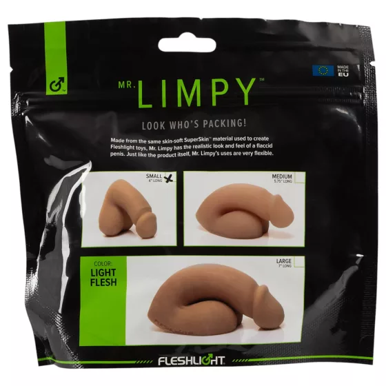 Fleshlight - Mr. Limpy - malý realistický dildo (přírodní)