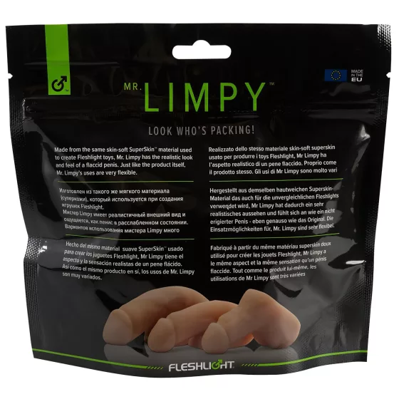 Fleshlight - Mr. Limpy - velký realistický dildo (přírodní)
