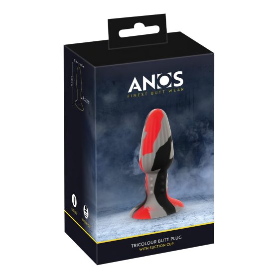 ANOS - silikonový anální kolík (barevný)