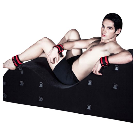 Liberator Black Label Esse - variabilní 3dílná sex pohovka (černá)