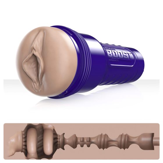Fleshlight Boost Bang - realistická umělá vagína masturbátor - přírodní