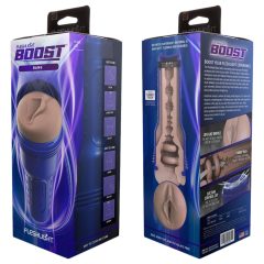   Fleshlight Boost Bang - realistická umělá vagína masturbátor (přírodní)