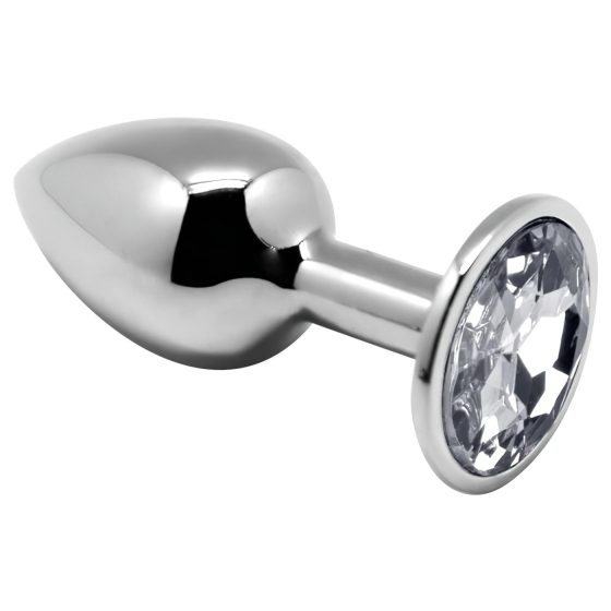 Alive Anal Pleasure - kovový anální plug set (stříbrný)