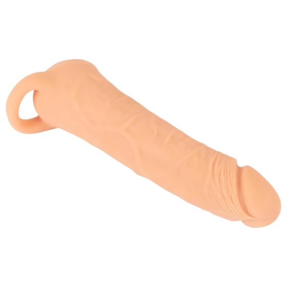 Nature Skin - 2v1 umělá vagína a návlek na penis - 23 cm (přírodní)