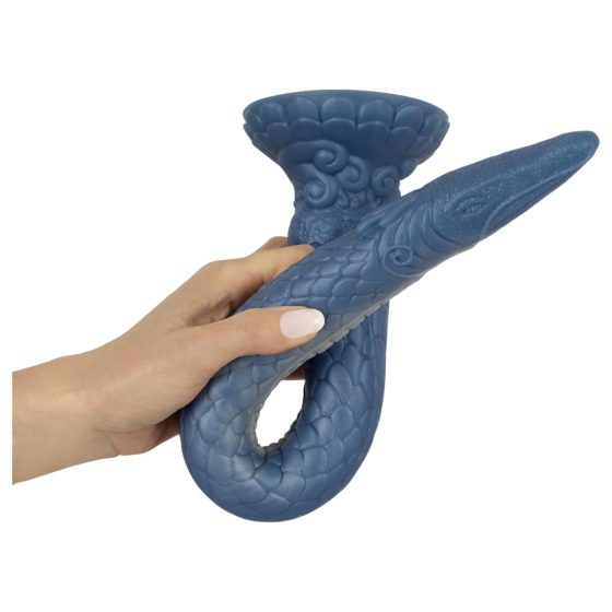 Beasty Cocks Úhoř extáze – extra dlouhý dildo (modrý)