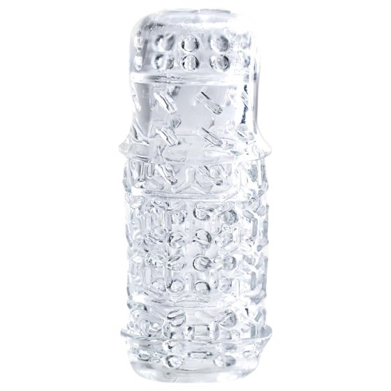 The Handy TrueGrip Gen 2 Sleeve - masturbátor (průhledný)
