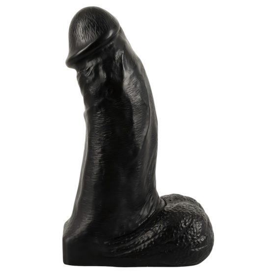 Realistixxx Skutečný Obr - dildo s varlaty - 22 cm (černé)