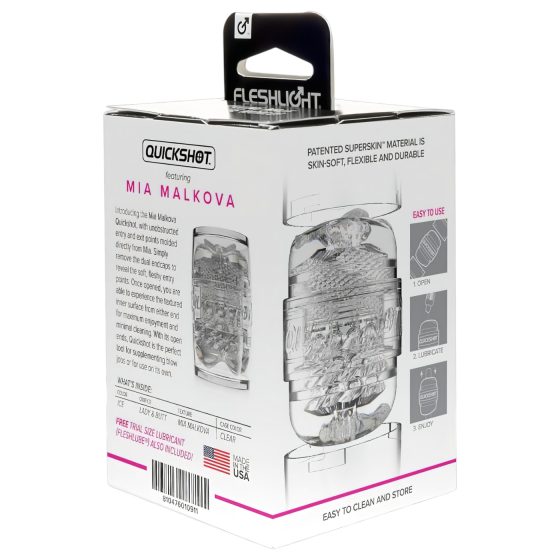 Fleshlight Quickshot Mia Malkova - cestovní masturbátor