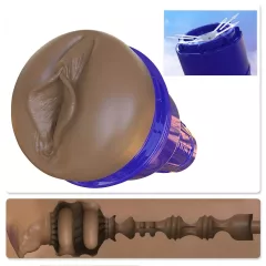   Fleshlight Boost Bang - realistická umělá vagína masturbátor - hnědá