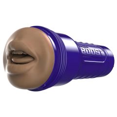   Fleshlight Boost Blow - realistický ústní masturbátor (hnědý)