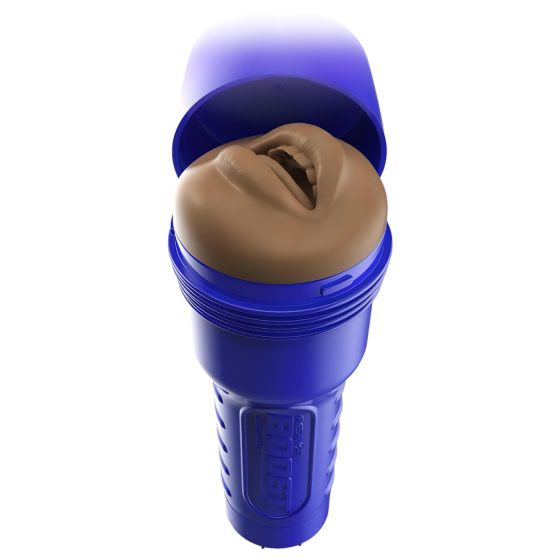 Fleshlight Boost Blow - realistický ústní masturbátor - hnědá
