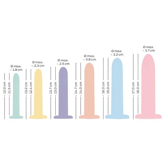 Six in a Row - tréninková sada dild - 6 ks (barevné)