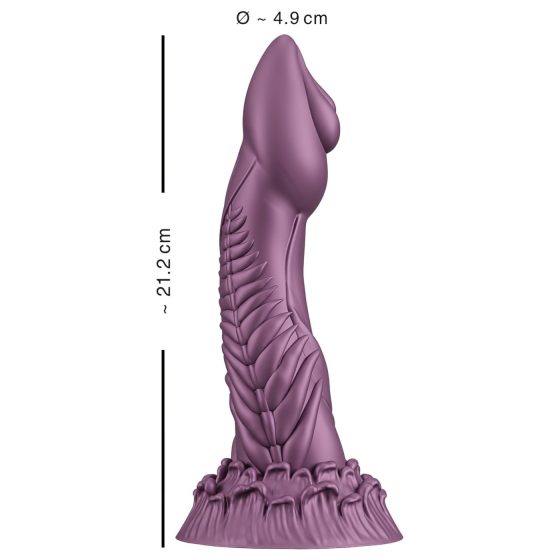 Beasty Cocks Mimozemský Phallus - mimozemský dildo (fialový)