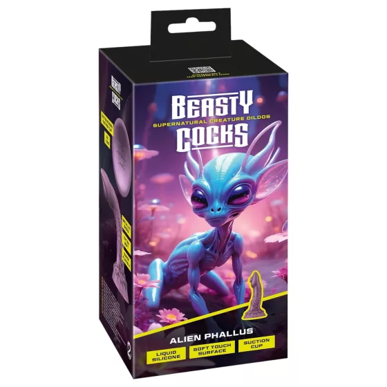 Beasty Cocks - dildo mimozemšťan - fialová