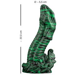   Beasty Cocks Ještěří Vršek - ještěří penis dildo (zeleno-černé)