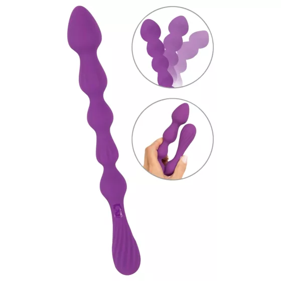 You2Toys - Koulovitý, flexibilní anální dildo - (fialové)