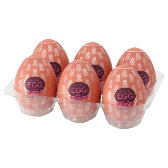 TENGA Egg Cone Silnější - vajíčko masturbátor (6 ks)