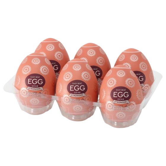 TENGA Egg Gear Stronger - vajíčko masturbátor (6 ks)