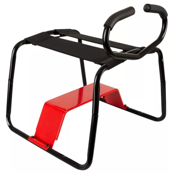 THE BANGER - Ultimate Sex Stool sexuální židle s realistickým dildem (černá)