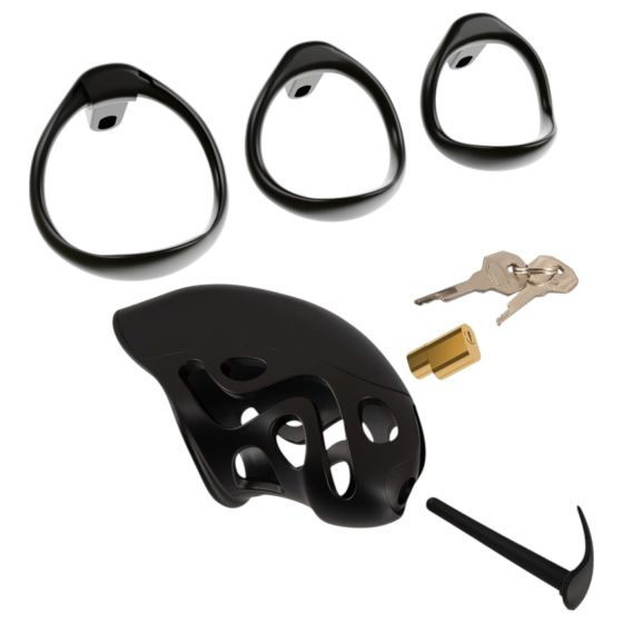 You2Toys - klec na penis s plugem - černá