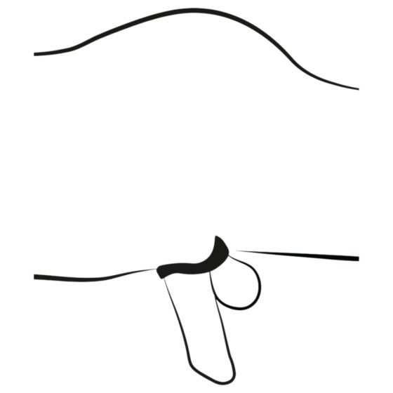 You2Toys - klec na penis s plugem - černá