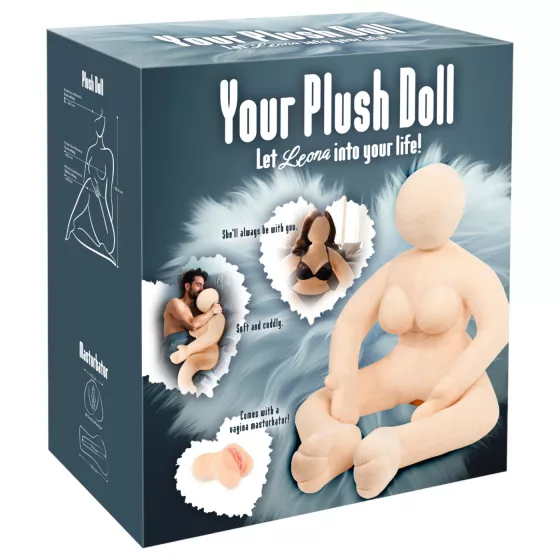 You2Toys - heboučká plyšová sex panenka (přírodní)