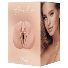 Alive Amelia S - umělá vagina masturbátor (přírodní)