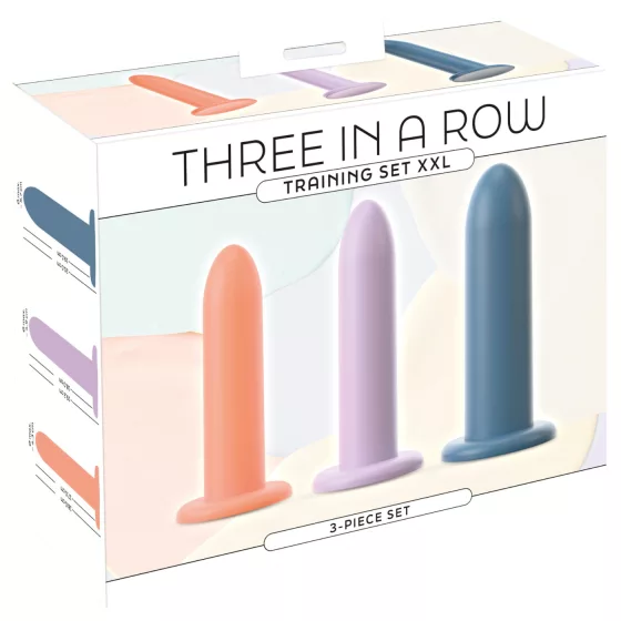 You2Toys - Three in a Row - tréninková sada dild - 3 ks (barevná)
