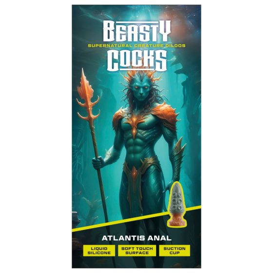 Beasty Cocks Atlantis - anální kolík - zelený