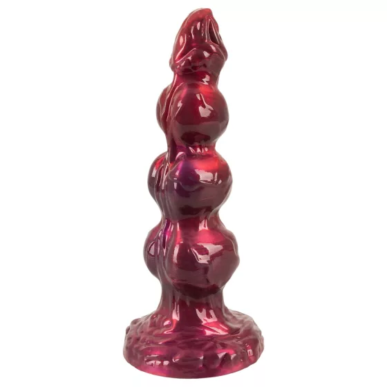 Beasty Cocks - Werewolf Willie dildo s přísavkou - bordó (21 cm)