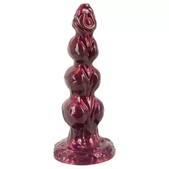Beasty Cocks - Werewolf Willie dildo s přísavkou - bordó (21 cm)