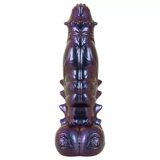 Beasty Cocks Tech-Zilla Bang - monstrózní přísavkové dildo (fialové)
