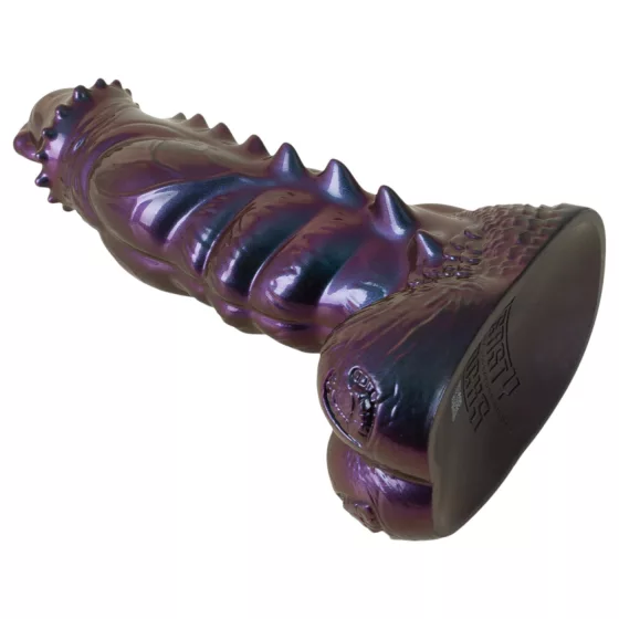 Beasty Cocks Tech-Zilla Bang - monstrózní přísavkové dildo (fialové)