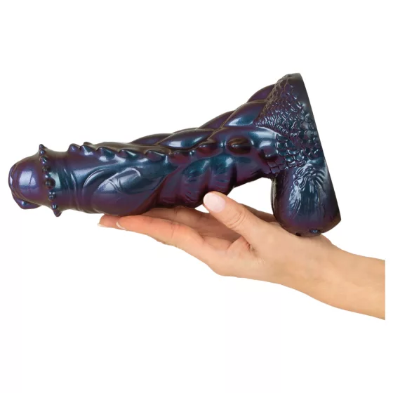 Beasty Cocks Tech-Zilla Bang - monstrózní přísavkové dildo (fialové)