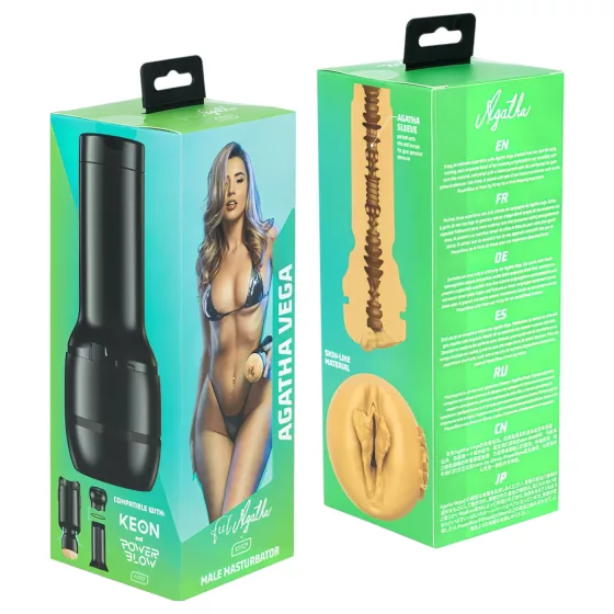Kiiroo Agatha Vega - masturbátor vagina - PowerBlow kompatibilní - naturální