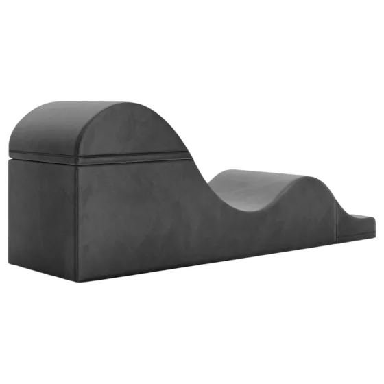 Liberator Aria Flip Chaise - variabilní tantra pohovka - 3dílná (černá)