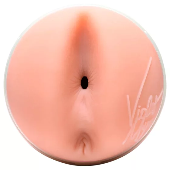 Fleshlight Girls Violet Myers Ahegao - realistický anální masturbátor (tělové barvy)