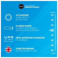 EXS Mixed - kondomy - různé příchutě (12 ks)