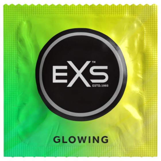 EXS Glow - svítící kondom (3 ks)
