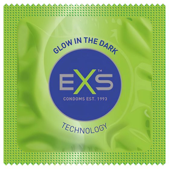 EXS Glow - svítící kondom (100 ks)
