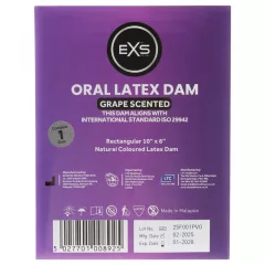   EXS hroznový lízací ubrousek - latexová ochranná rouška (1 ks)