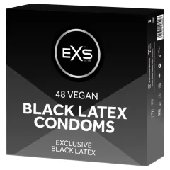 EXS Black - černé kondomy (48 ks)