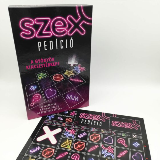 Sexpedice - společenská hra pro dospělé (v maďarském jazyce)